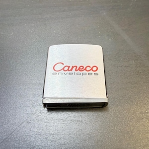 Vintage ZIPPO-meetlint/liniaal, Caneco-enveloppen, CANADA NIAGARA-watervallen. Ontario, kantoorartikelen, metrische bouwbenodigdheden.