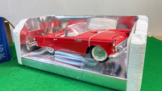 Revell Metal 1.18 Scale 55 in Ford Thunderbird Diecast Car Red and White With Original Box Rustic Decor New House Gift Minimalist Etsy Australia