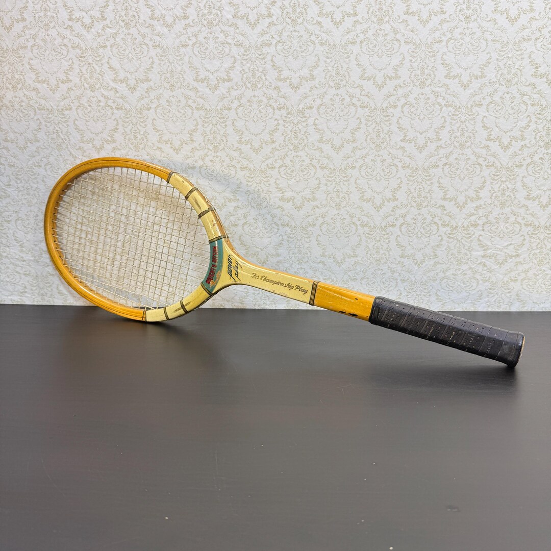 Il Racket Wright & Ditson Power Play, Vintage Tennis Racket, Brown Beige, 1970s ...