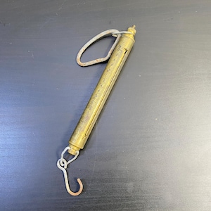 Vintage CHATILLON-NY Brass 6lb Hanging Spring Scale Model In-6 USA, Vintage Chatillon Portable 6 Lbs.