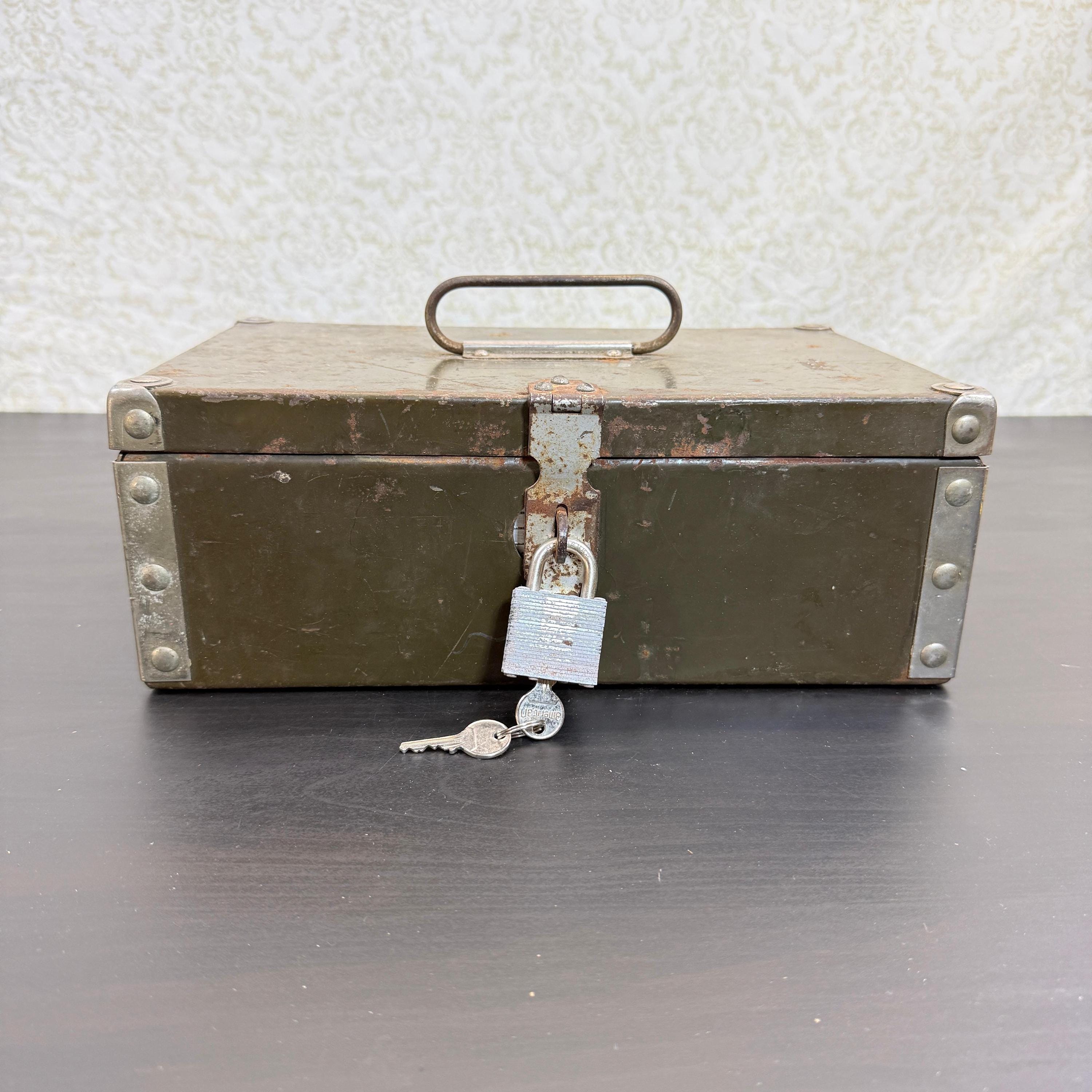 Vintage Safety Deposit Box - Etsy