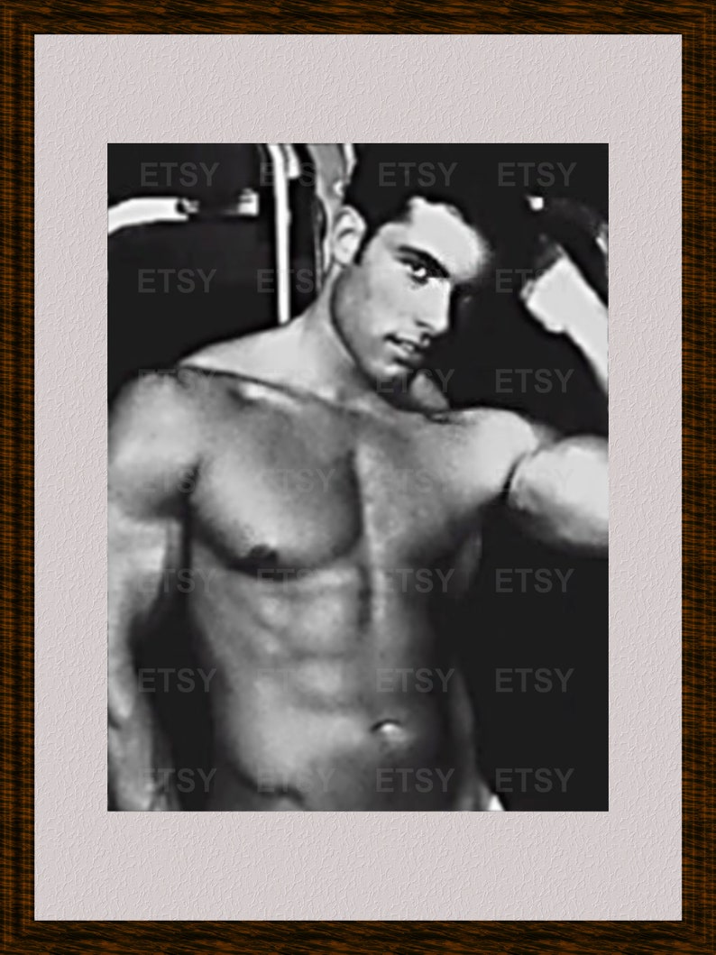 Celebrity Vintage Photo Male Nude Photography Photograph Print - Etsy