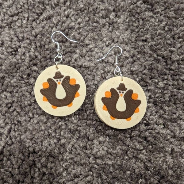 Pillsbury Thanksgiving Turkey Cookie Earrings