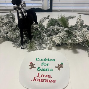 Plätzchen für Nikolaus Teller