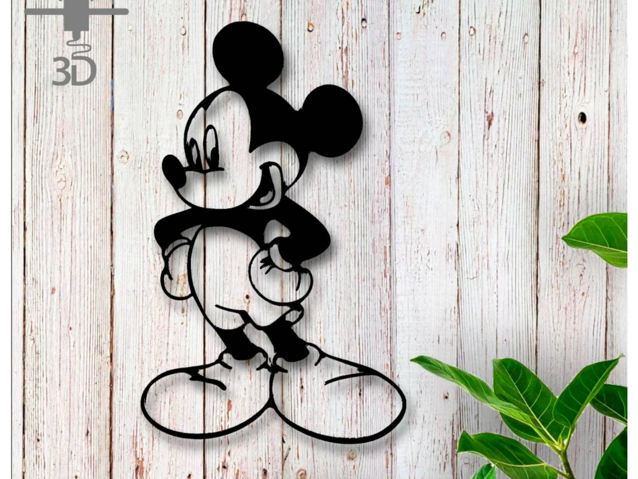 Mickey Mouse Wall Art Mickey Room Décor Etsy