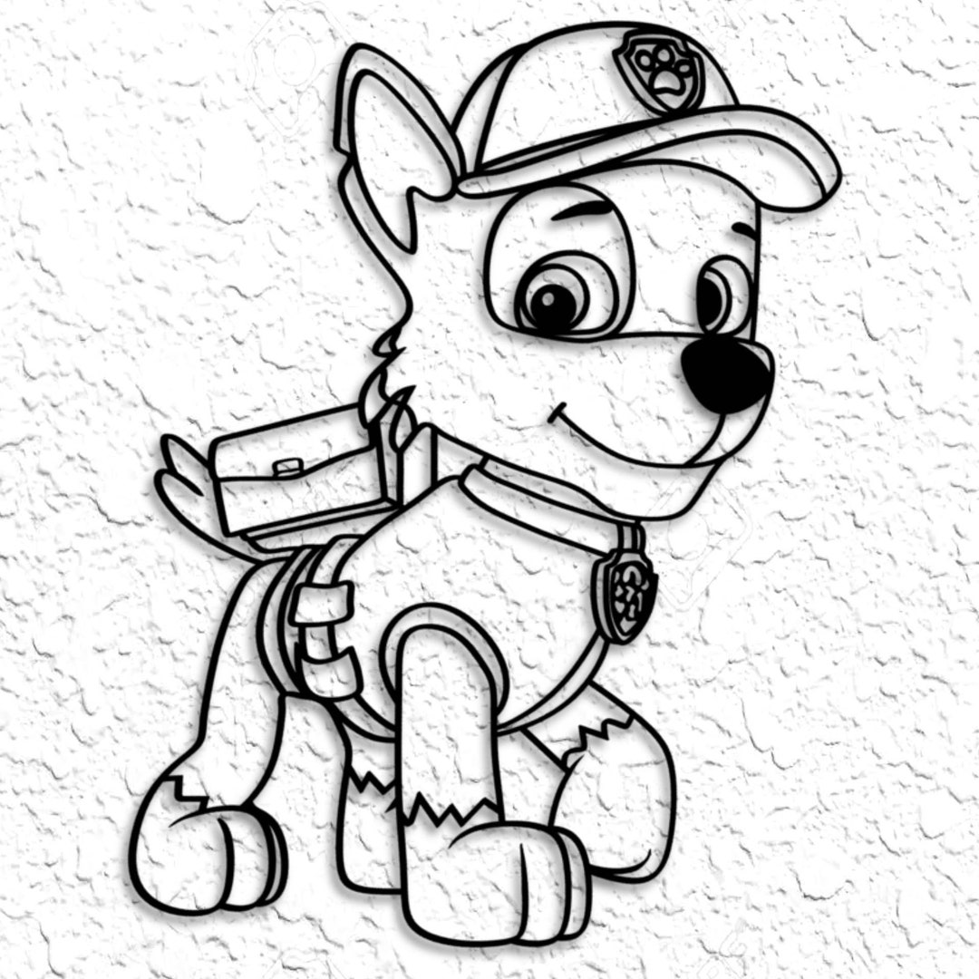 PAW PATROL CHASE Wall Decor Paw Patrol Wall Art