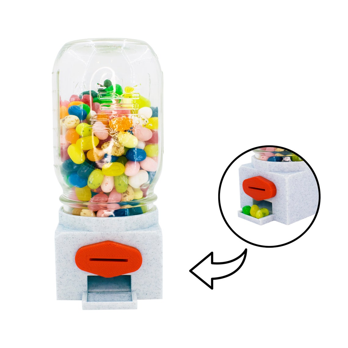 Mason Jar Candy Dispenser Machine Starter Pack Comes with Etsy