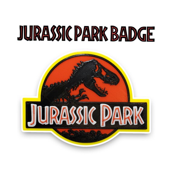 JURASSIC PARK Replica Inspired Badge Jurassic Park Poster | Etsy