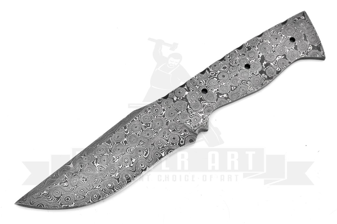 Damascus Steel Hand Custom Handmade Blank Blade Knife for Knife