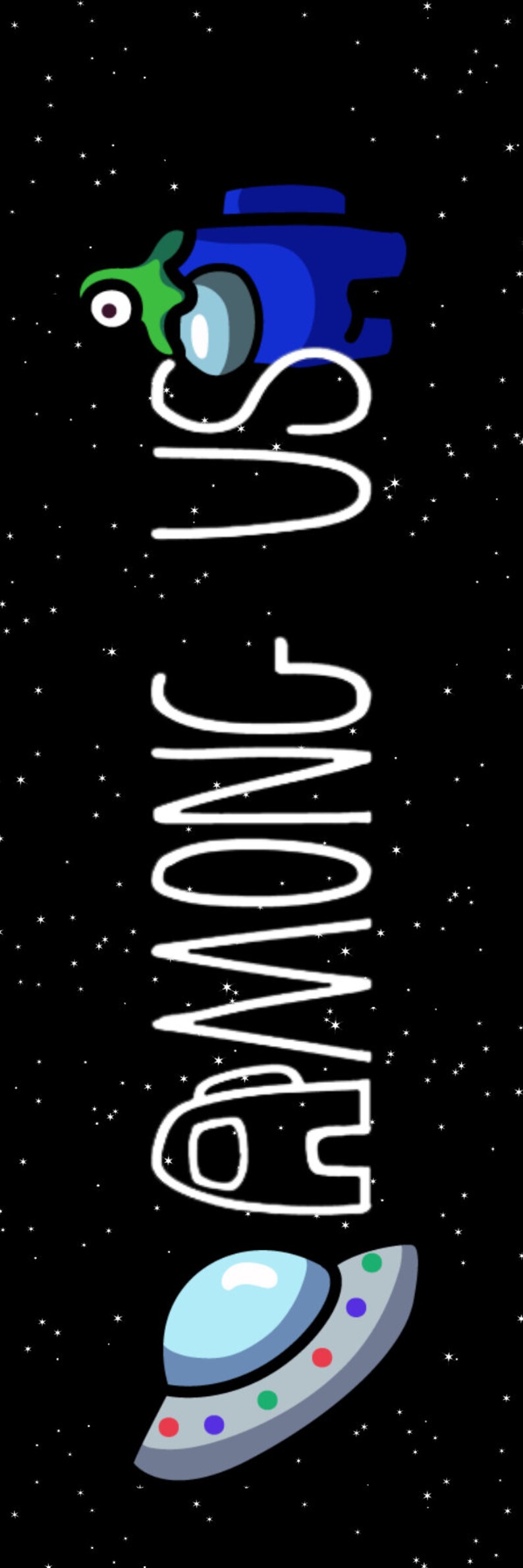 printable among us bookmark halloween set of 4 for among us etsy