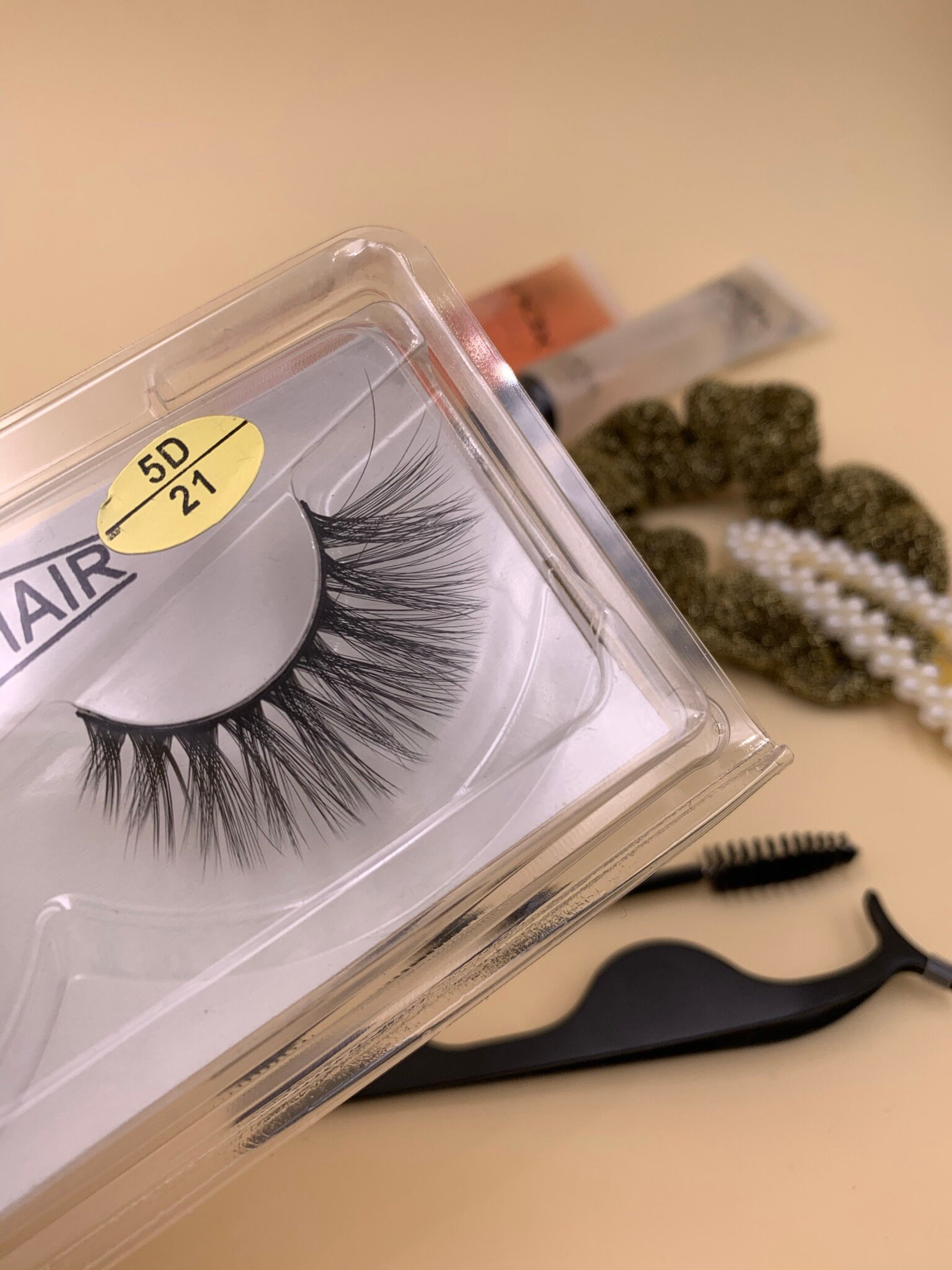 Lip gloss eyelash bundle Faux Mink Eyelash Etsy