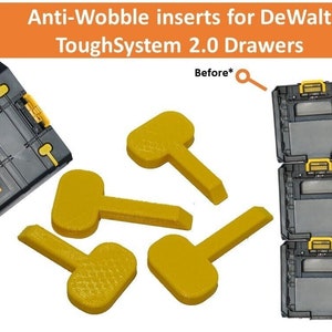 DeWalt ToughSystem V2.0 Drawers Anti Wobble Stabilising Inserts