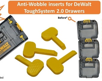 DeWalt ToughSystem V2.0 Drawers Anti Wobble Stabilising Inserts