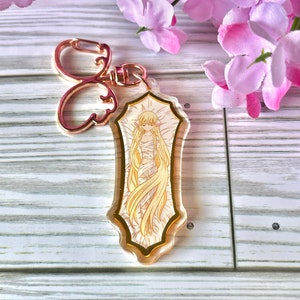 Sleeping Freya Acrylic Keychain