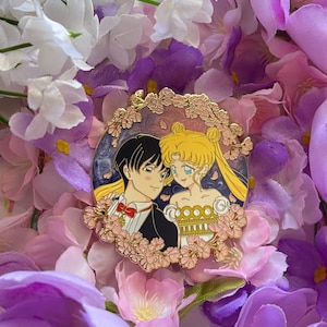 Sailormoon & Tuxedo Mask Enamel Pin