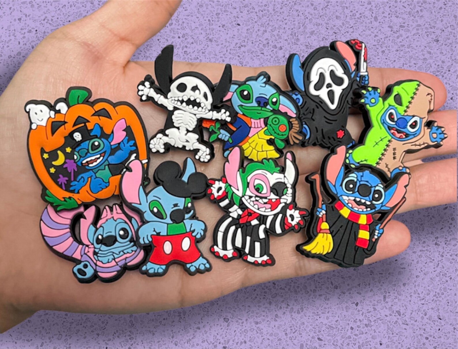 Halloween Croc Charms Mashup Charms Scary Horror Etsy