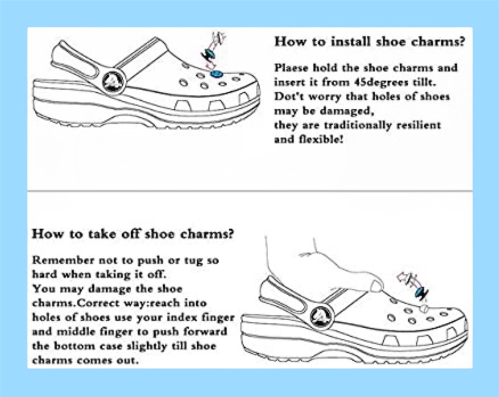 3pc Set Shoe Charms Shoe Decor Character Shoe Clips Shoe | Etsy