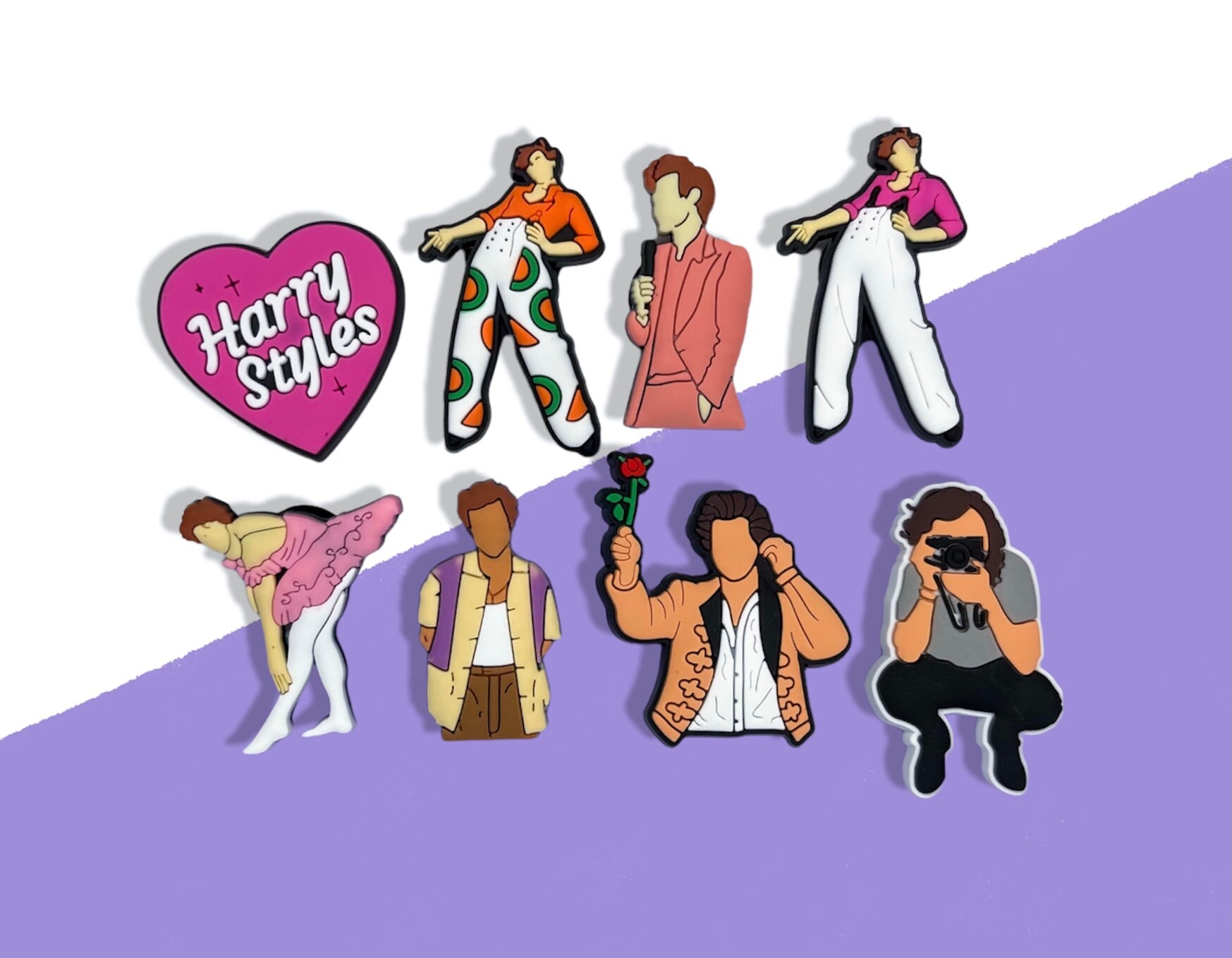 Harry Styles Jibbitz for Crocs Etsy