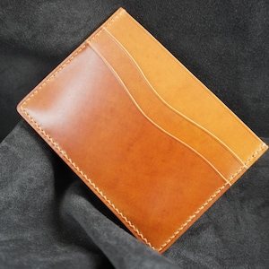 Porte-cartes cuir Shell Cordovan