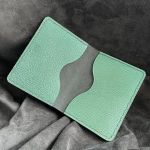 Porte cartes en cuir de chèvre Alran