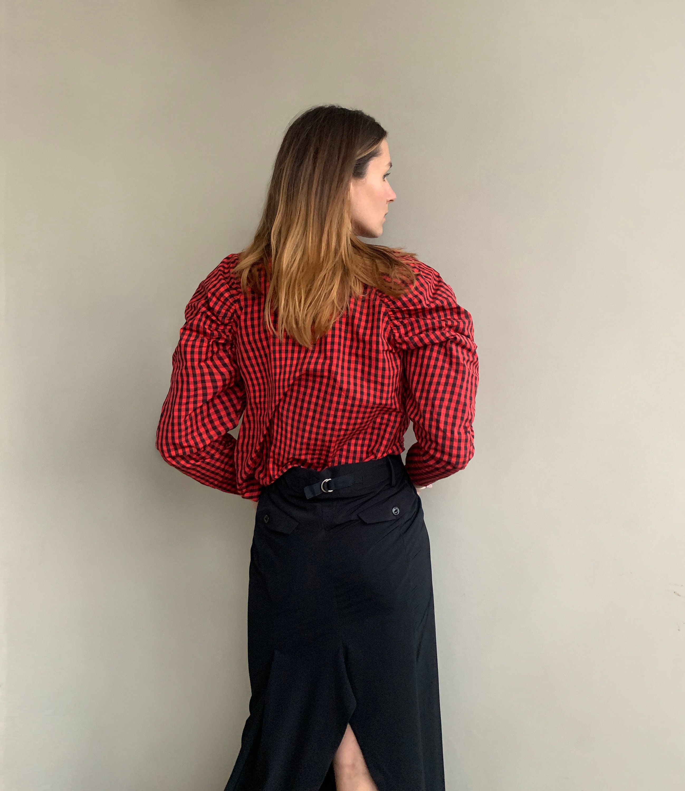 Jupe Jean Noire Tournante Maxi Avec Poches - Marithé François Girbaud - Taille 42 - Occasion Très Bon état
