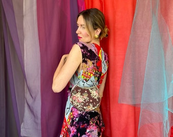 BAZAR CHRISTIAN LACROIX ワンピース Christian Lacroix Bazar 1980's Bodycon Dress in Colorful