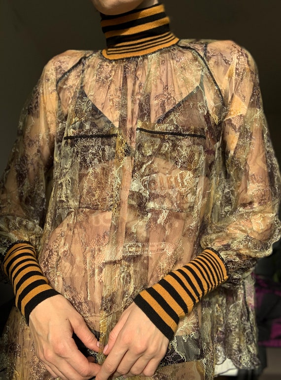 Vintage RARE Jean Paul Gaultier mesh top