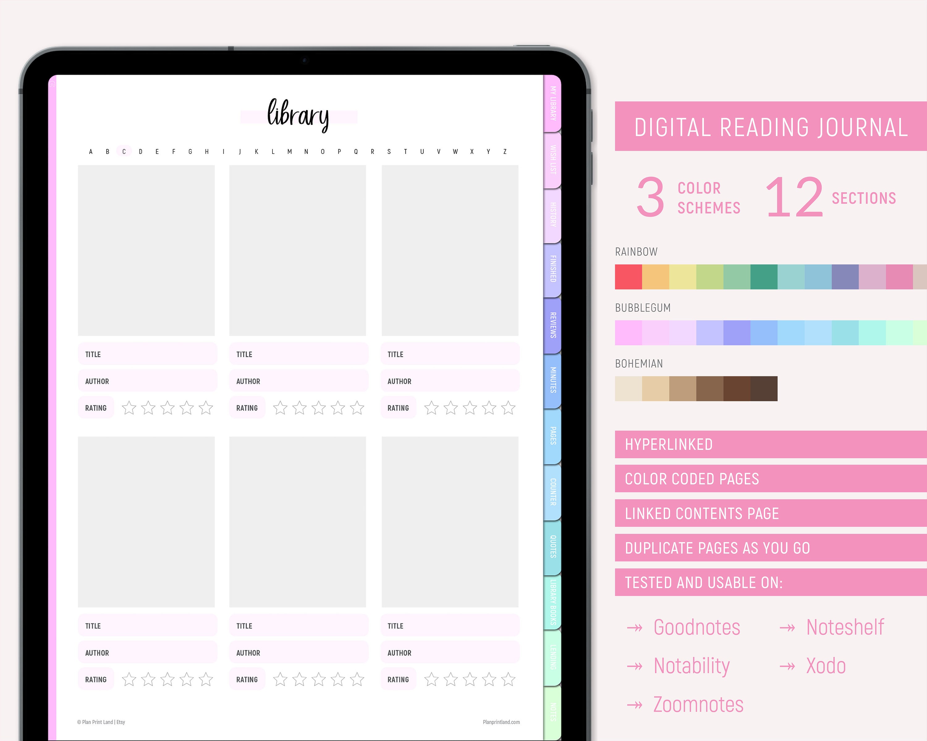 Journal digital planner