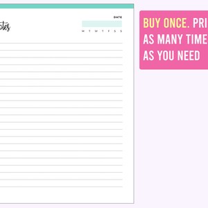 Notes Printable