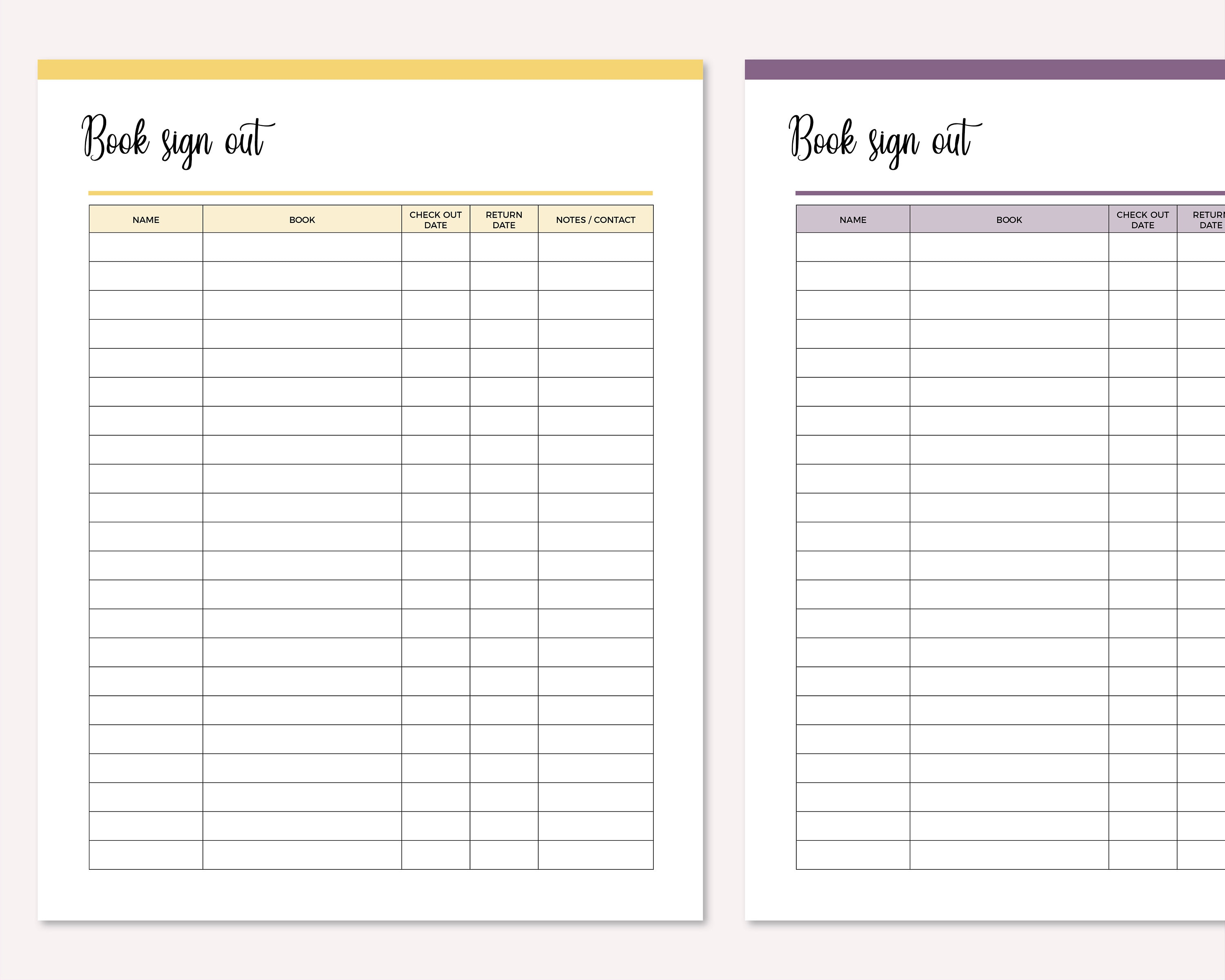 printable-library-book-sign-out-sheet-book-sign-out-form-etsy-norway
