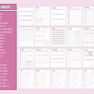 printable adhd planners