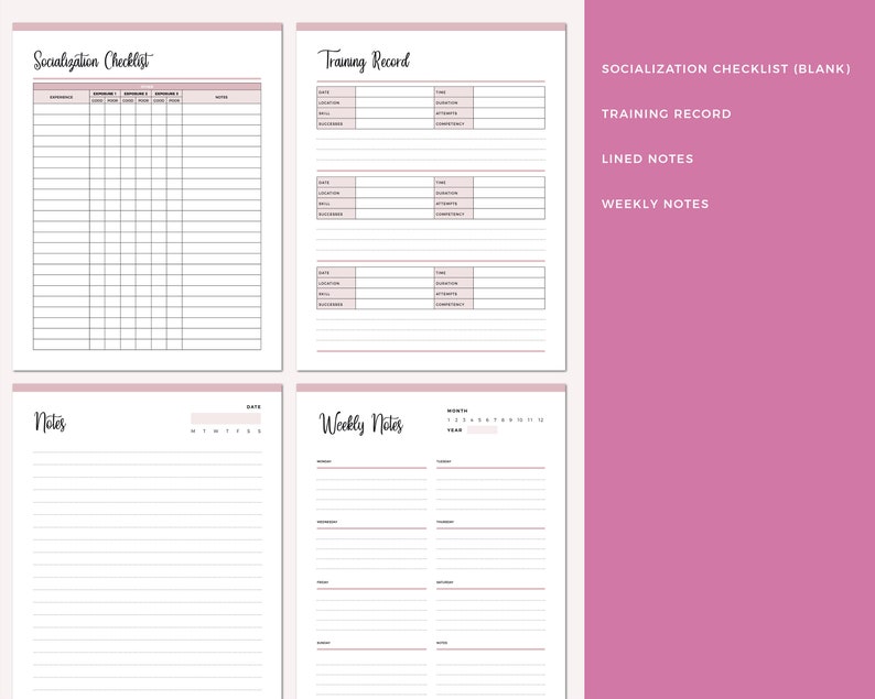Dog Training Template