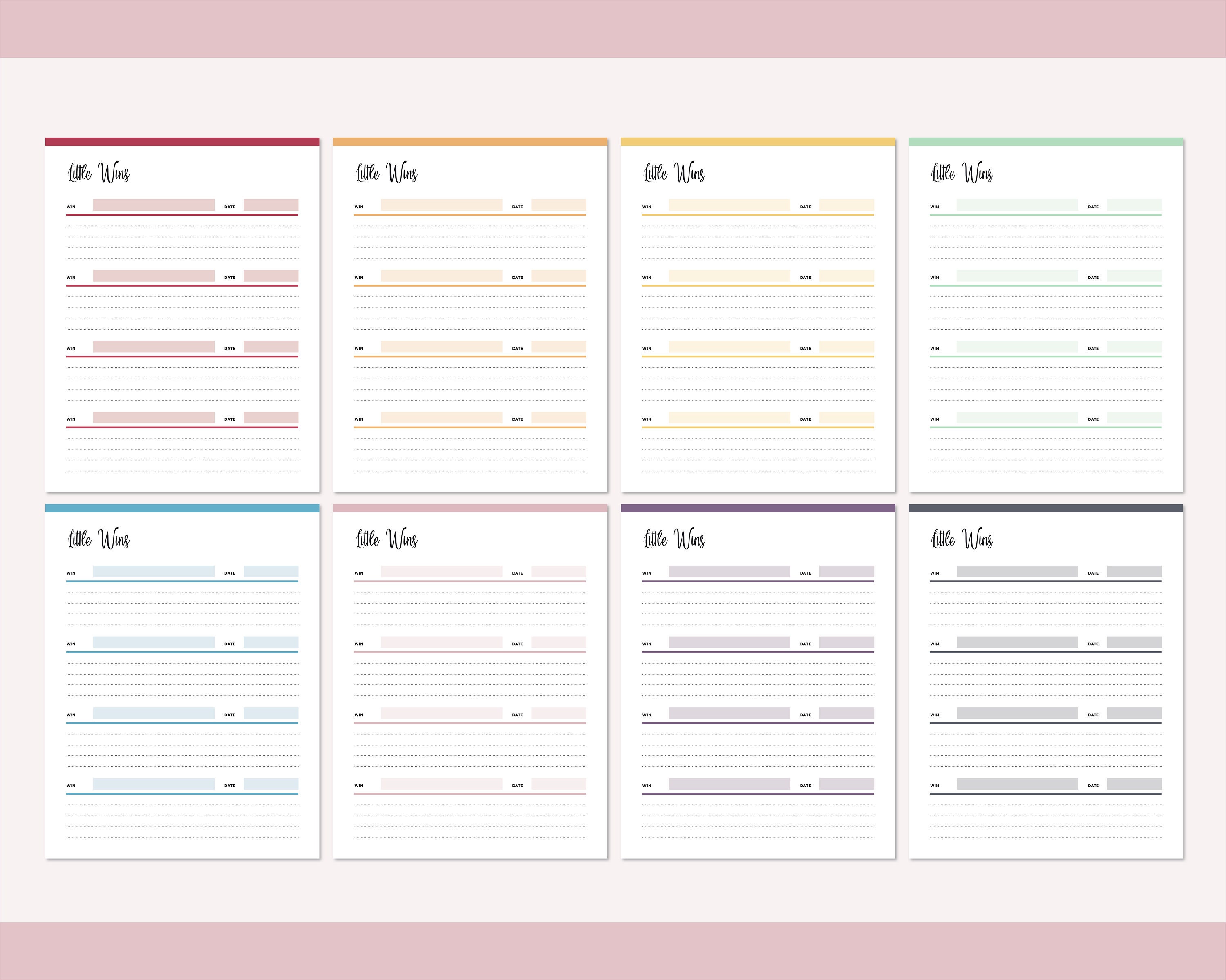 Printable for Autism Parents Little Wins Tracker Autism - Etsy