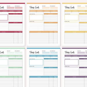 Printable Fitness Planner, Weight Loss Binder, Fitness Journal, Calorie ...