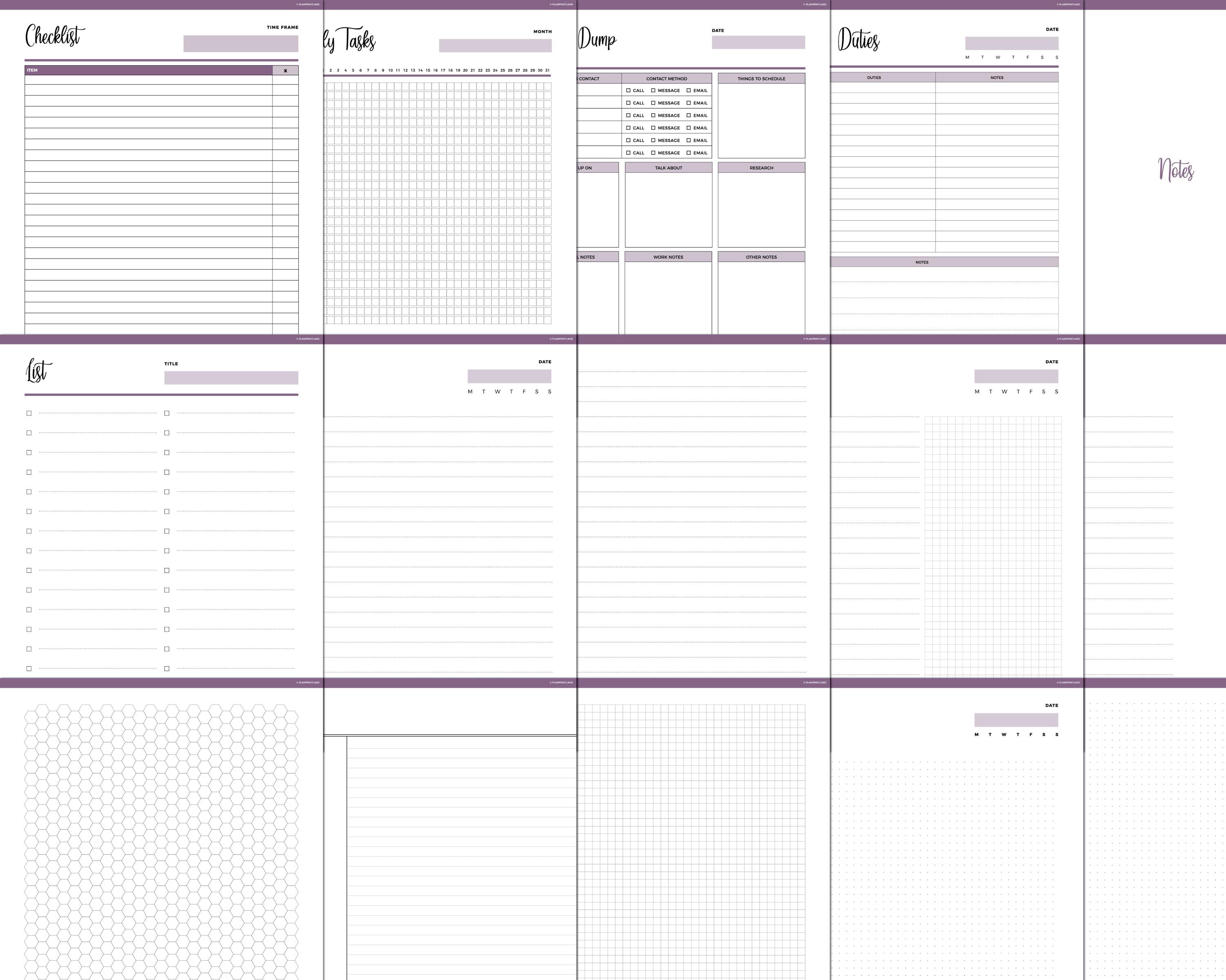 Nursing Notes Planner