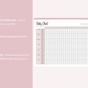 May include: Printable baby chart with a grid for tracking feeding, sleep, pee, and poop times. The chart is labeled with days of the week and times from 12 am to 11 pm. The chart is designed to be printed and used to track a baby's daily routine.