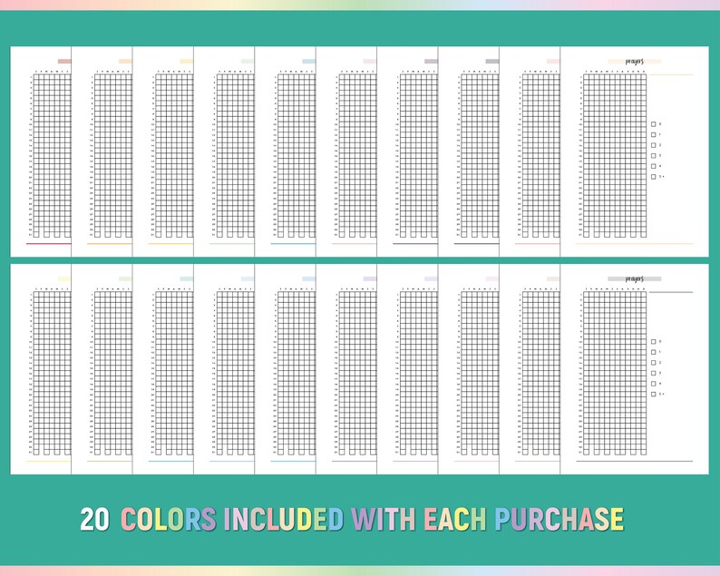 Prayer Chart.pdf A5 Prayer Tracker, Printable Praying Journal, Simple Faithfullness ...