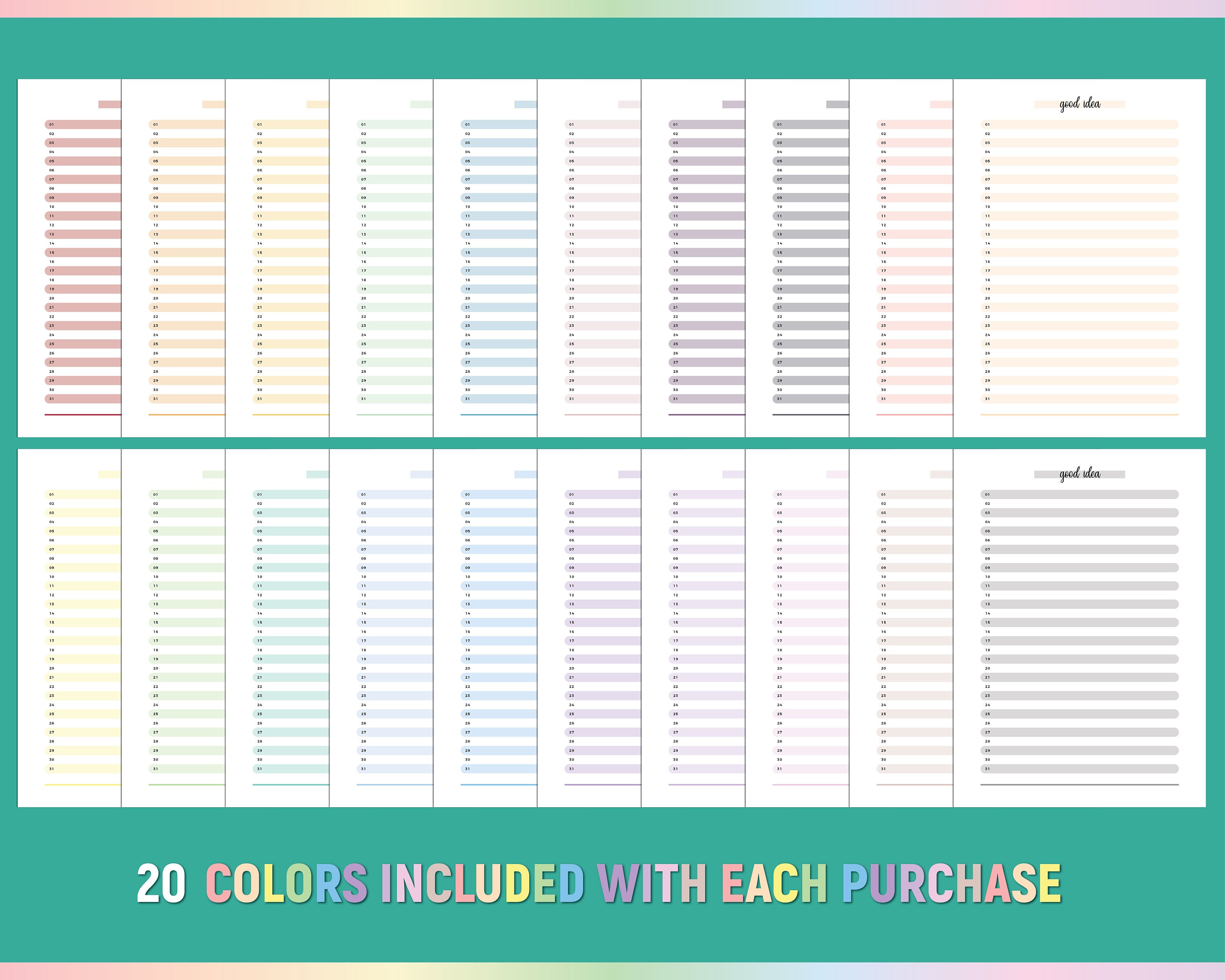 A5 One Good Idea Template, Printable Today's Creative Idea Tracker ...