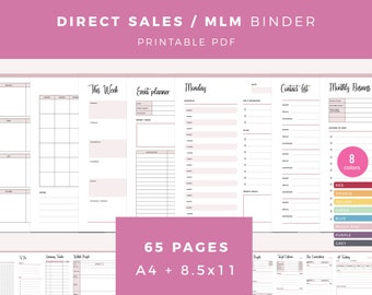 Printable Direct Sales Planner - Etsy