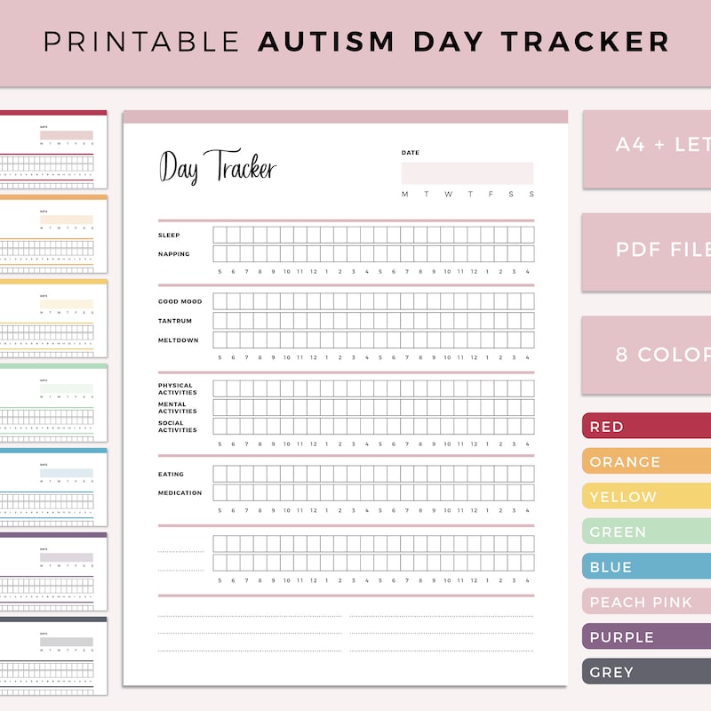Autism Care Tracking - Etsy