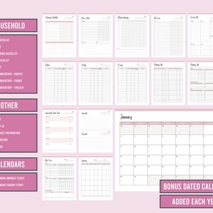 adhd household planners