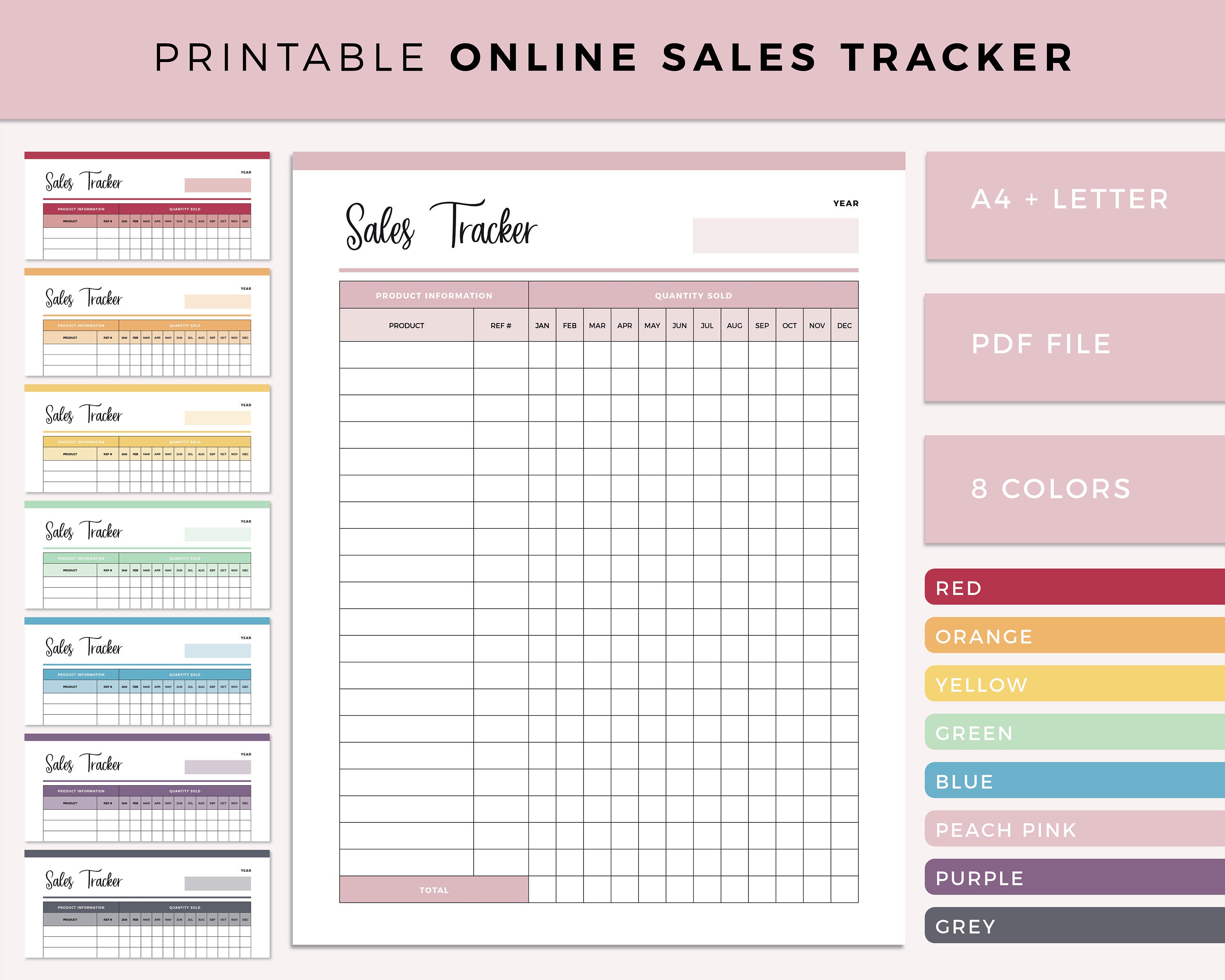 Sales Tracker Template Google Sheets