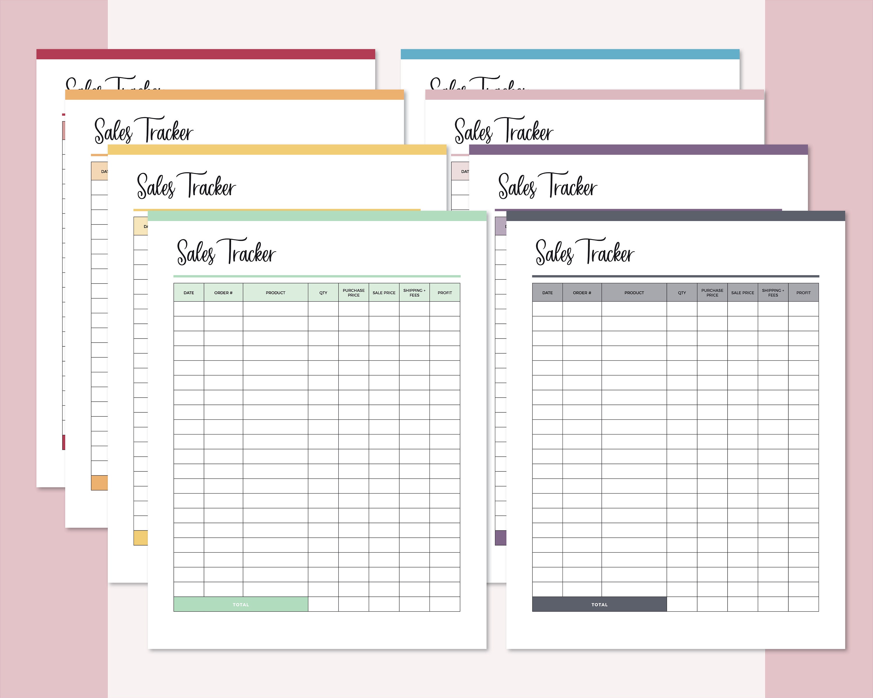 Free Sales Tracker Template