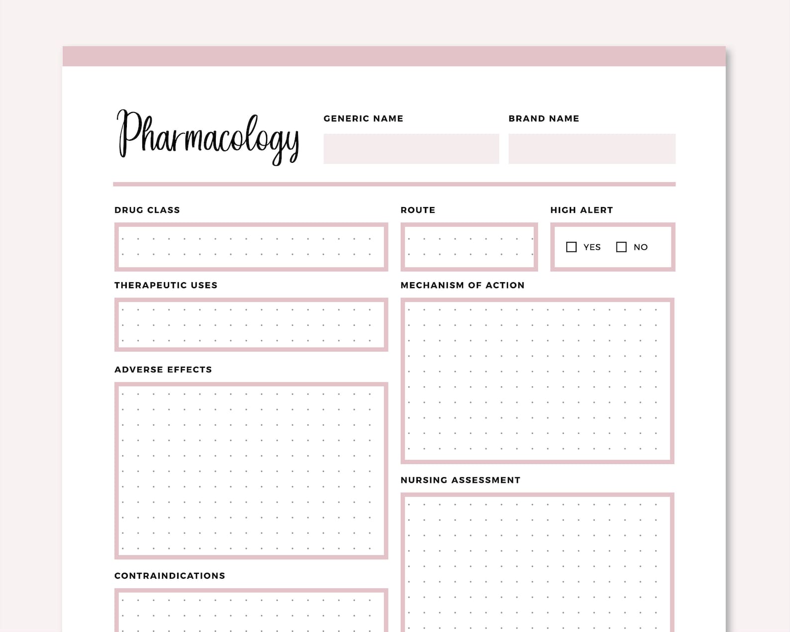 pharmacology-notes-template-for-nursing-students-etsy-australia