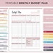 Printable Monthly Budget Planner, Budget Template, Finance Planner, Budget Plan, Financial Journal, Monthly Budget Sheet, A4 and Letter