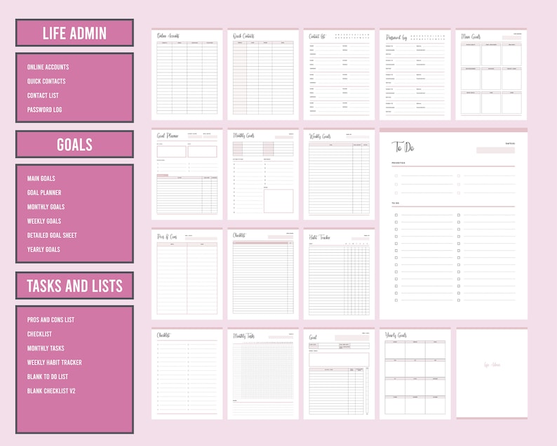adhd life planner