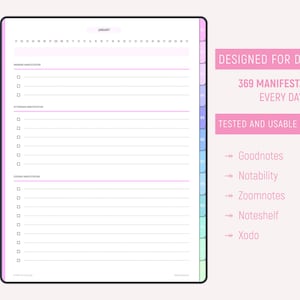 369 Manifestation Journal