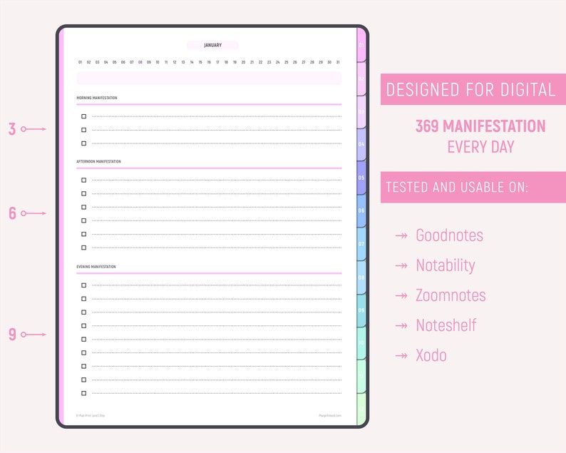 369 Manifestation Journal