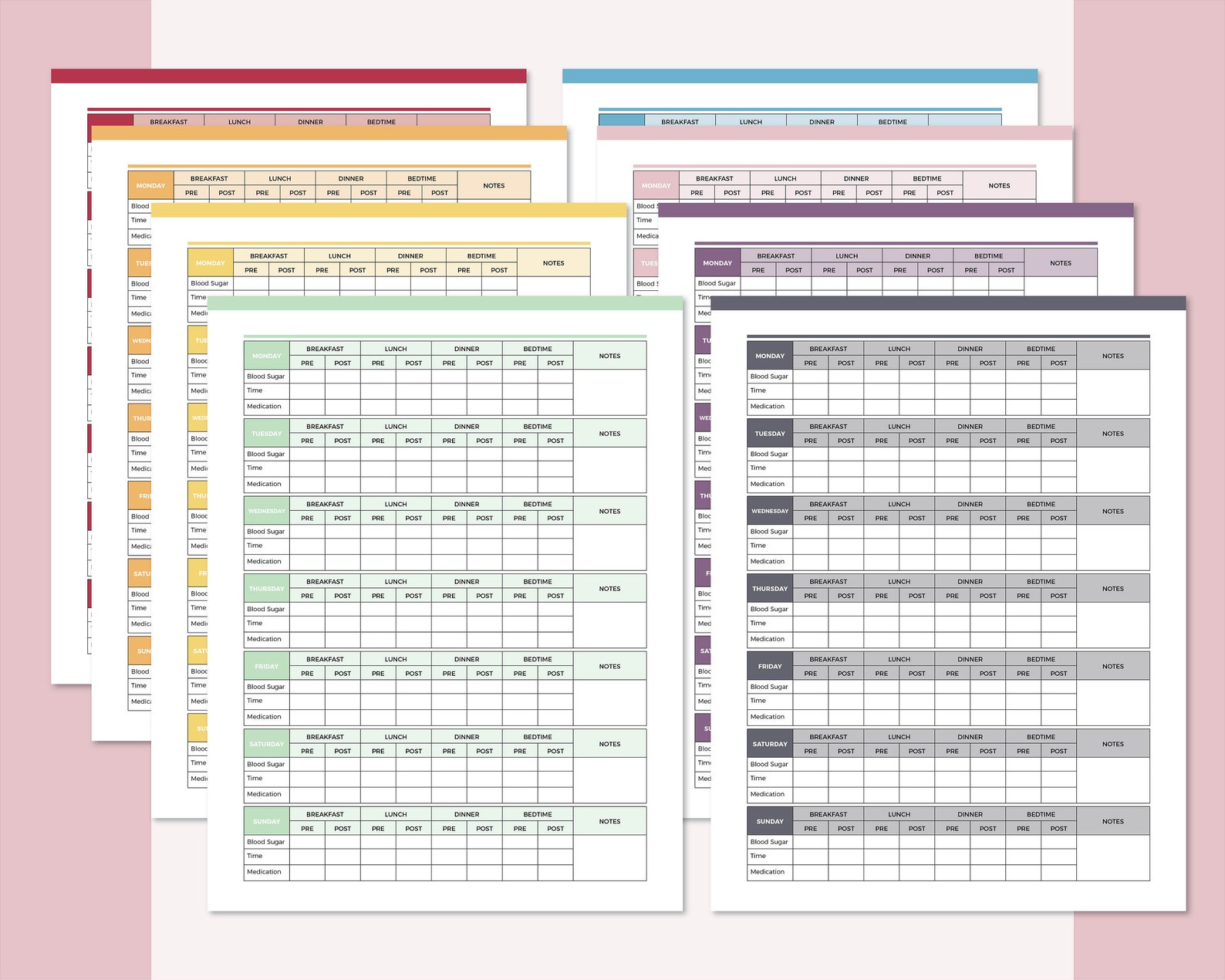 Smbg Chart.pdf Printable Blood Glucose Chart PDF, Blood Sugar Log, Blood Sugar Tracker ...