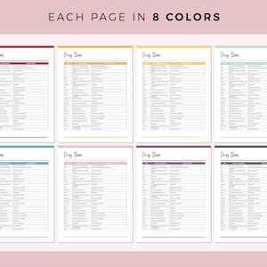 Medication Cheat Sheet Pdf Printable Drug Stem Cheat Sheet, Pharmacology Cheat Sheet, Nclex Exam ...